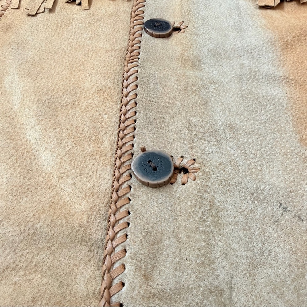 Vintage Scully Tan Suede Fringe Jacket for Men - Picture 5 of 10